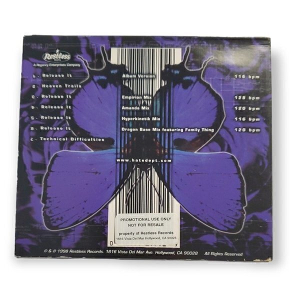 Hate‎ Dept. - Release It [1998 Promotional CD] - Picture 2 of 3